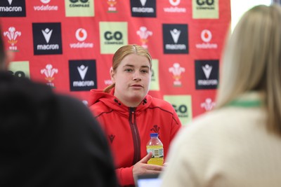 060526 - Wales Women Rugby Press Conference - Wales captain Bethan Lewis,  during a press conference ahead of the 6 Nations match against Ireland