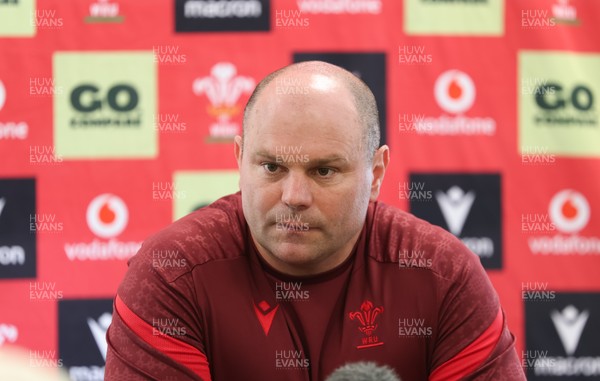 060526 - Wales Women Rugby Press Conference - Sean Lynn, Wales Women head coach,  during a press conference ahead of the 6 Nations match against Ireland