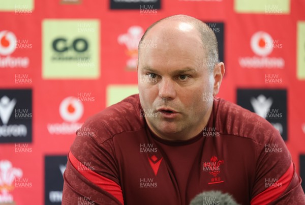 060526 - Wales Women Rugby Press Conference - Sean Lynn, Wales Women head coach,  during a press conference ahead of the 6 Nations match against Ireland