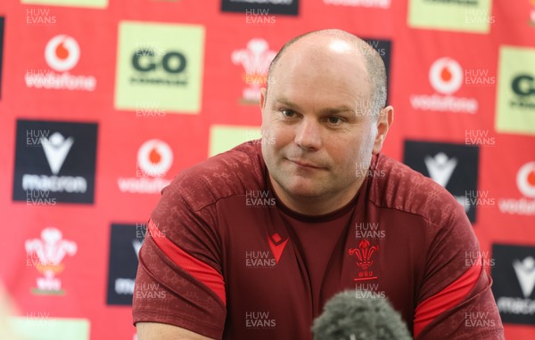 060526 - Wales Women Rugby Press Conference - Sean Lynn, Wales Women head coach,  during a press conference ahead of the 6 Nations match against Ireland