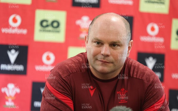 060526 - Wales Women Rugby Press Conference - Sean Lynn, Wales Women head coach,  during a press conference ahead of the 6 Nations match against Ireland