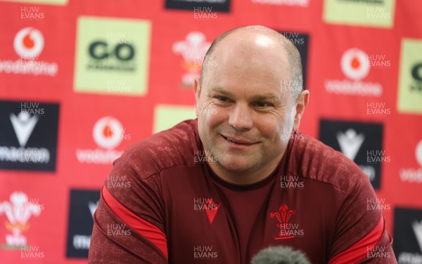 060526 - Wales Women Rugby Press Conference - Sean Lynn, Wales Women head coach,  during a press conference ahead of the 6 Nations match against Ireland