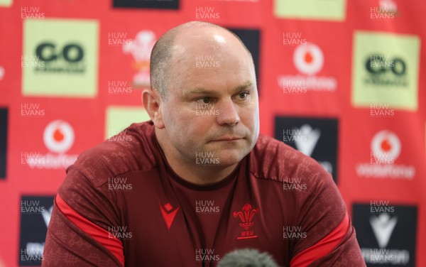 060526 - Wales Women Rugby Press Conference - Sean Lynn, Wales Women head coach,  during a press conference ahead of the 6 Nations match against Ireland