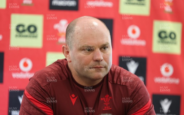 060526 - Wales Women Rugby Press Conference - Sean Lynn, Wales Women head coach,  during a press conference ahead of the 6 Nations match against Ireland
