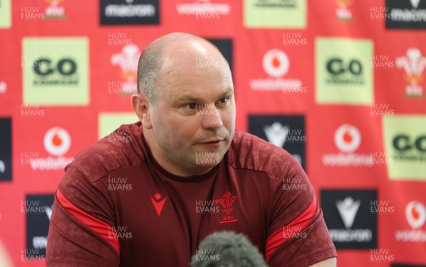 060526 - Wales Women Rugby Press Conference - Sean Lynn, Wales Women head coach,  during a press conference ahead of the 6 Nations match against Ireland