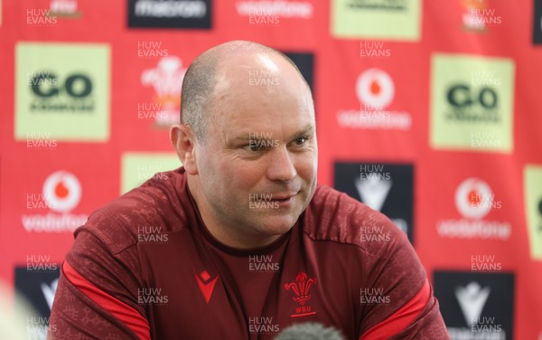 060526 - Wales Women Rugby Press Conference - Sean Lynn, Wales Women head coach,  during a press conference ahead of the 6 Nations match against Ireland