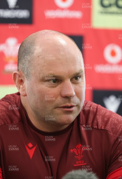 060526 - Wales Women Rugby Press Conference - Sean Lynn, Wales Women head coach,  during a press conference ahead of the 6 Nations match against Ireland