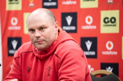 140526 - Wales Women Rugby Press Conference - Wales head coach Sean Lynn during a press conference ahead of their final Women’s 6 Nations match against Italy