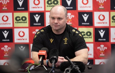 200325  Wales Women Rugby Press Conference - Wales Women’s head coach Sean Lynn during press conference ahead of the opening Women’s 6 Nations match against Scotland