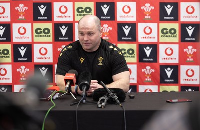 200325  Wales Women Rugby Press Conference - Wales Women’s head coach Sean Lynn during press conference ahead of the opening Women’s 6 Nations match against Scotland