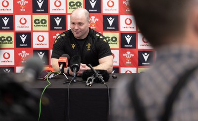 200325  Wales Women Rugby Press Conference - Wales Women’s head coach Sean Lynn during press conference ahead of the opening Women’s 6 Nations match against Scotland