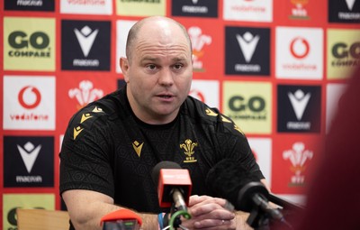 200325  Wales Women Rugby Press Conference - Wales Women’s head coach Sean Lynn during press conference ahead of the opening Women’s 6 Nations match against Scotland