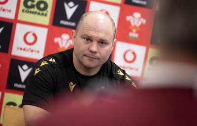 200325  Wales Women Rugby Press Conference - Wales Women’s head coach Sean Lynn during press conference ahead of the opening Women’s 6 Nations match against Scotland