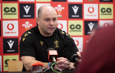 200325  Wales Women Rugby Press Conference - Wales Women’s head coach Sean Lynn during press conference ahead of the opening Women’s 6 Nations match against Scotland