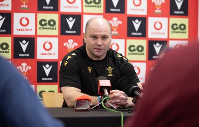 200325  Wales Women Rugby Press Conference - Wales Women’s head coach Sean Lynn during press conference ahead of the opening Women’s 6 Nations match against Scotland