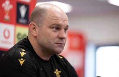 200325  Wales Women Rugby Press Conference - Wales Women’s head coach Sean Lynn during press conference ahead of the opening Women’s 6 Nations match against Scotland