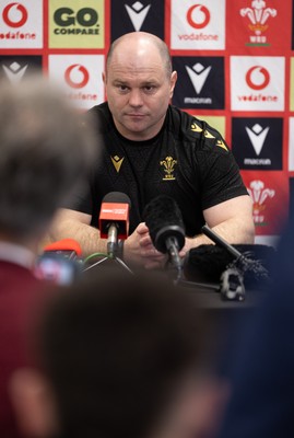 200325  Wales Women Rugby Press Conference - Wales Women’s head coach Sean Lynn during press conference ahead of the opening Women’s 6 Nations match against Scotland