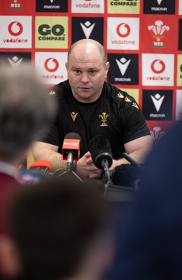 200325  Wales Women Rugby Press Conference - Wales Women’s head coach Sean Lynn during press conference ahead of the opening Women’s 6 Nations match against Scotland