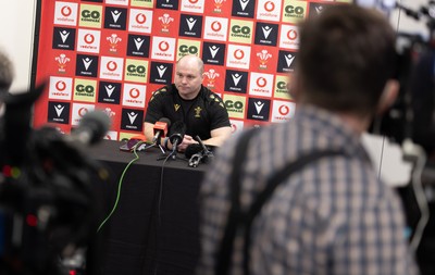 200325  Wales Women Rugby Press Conference - Wales Women’s head coach Sean Lynn during press conference ahead of the opening Women’s 6 Nations match against Scotland