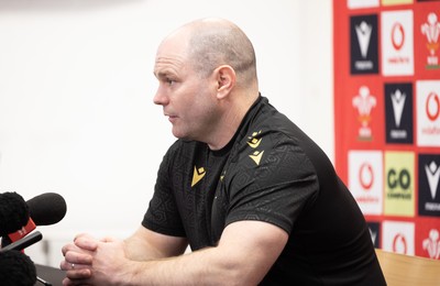 200325  Wales Women Rugby Press Conference - Wales Women’s head coach Sean Lynn during press conference ahead of the opening Women’s 6 Nations match against Scotland