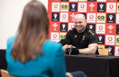 200325  Wales Women Rugby Press Conference - Wales Women’s head coach Sean Lynn during press conference ahead of the opening Women’s 6 Nations match against Scotland