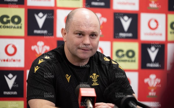 200325  Wales Women Rugby Press Conference - Wales Women’s head coach Sean Lynn during press conference ahead of the opening Women’s 6 Nations match against Scotland