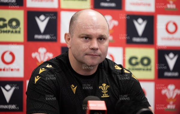 200325  Wales Women Rugby Press Conference - Wales Women’s head coach Sean Lynn during press conference ahead of the opening Women’s 6 Nations match against Scotland