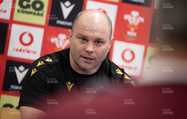 200325  Wales Women Rugby Press Conference - Wales Women’s head coach Sean Lynn during press conference ahead of the opening Women’s 6 Nations match against Scotland