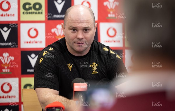 200325  Wales Women Rugby Press Conference - Wales Women’s head coach Sean Lynn during press conference ahead of the opening Women’s 6 Nations match against Scotland