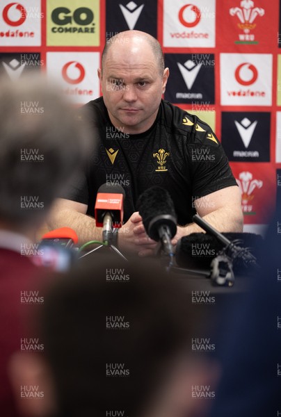 200325  Wales Women Rugby Press Conference - Wales Women’s head coach Sean Lynn during press conference ahead of the opening Women’s 6 Nations match against Scotland