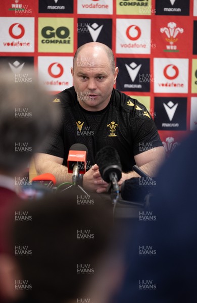 200325  Wales Women Rugby Press Conference - Wales Women’s head coach Sean Lynn during press conference ahead of the opening Women’s 6 Nations match against Scotland