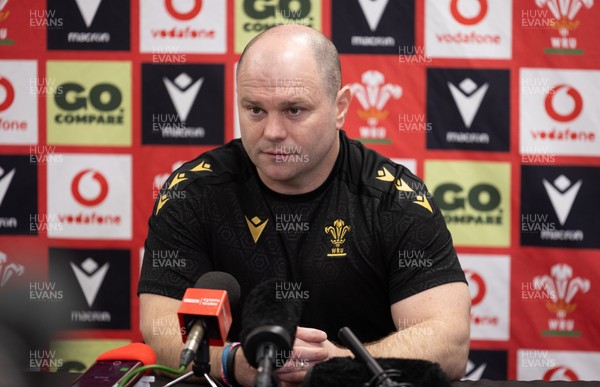 200325  Wales Women Rugby Press Conference - Wales Women’s head coach Sean Lynn during press conference ahead of the opening Women’s 6 Nations match against Scotland