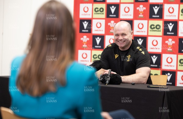 200325  Wales Women Rugby Press Conference - Wales Women’s head coach Sean Lynn during press conference ahead of the opening Women’s 6 Nations match against Scotland