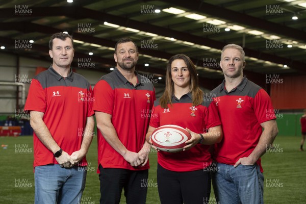 130120 - Wales Women Rugby Squad Announcement - Geraint Lewis, Chris Horsman, Siwan Lillicrap and Ollie Phillips