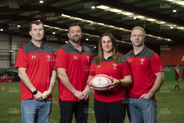 130120 - Wales Women Rugby Squad Announcement - Geraint Lewis, Chris Horsman, Siwan Lillicrap and Ollie Phillips