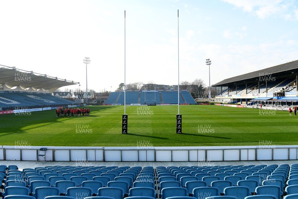 250322 - Wales Women Rugby Stadium Visit - A general view of the RDS during a stadium visit