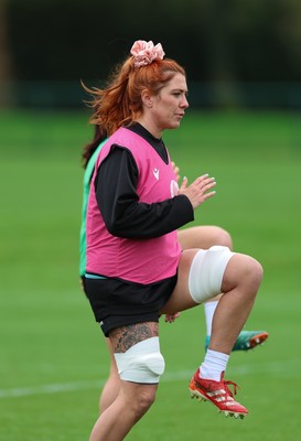 010426 - Wales Women Rugby Training Session - Georgia Evans during training ahead of the start of the Women’s 6 Nations