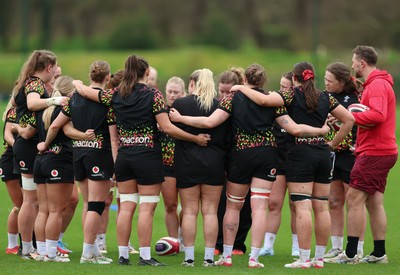 010426 - Wales Women Rugby Training Session - during training ahead of the start of the Women’s 6 Nations
