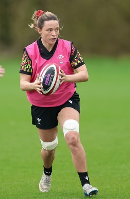 010426 - Wales Women Rugby Training Session - Alisha Joyce during training ahead of the start of the Women’s 6 Nations