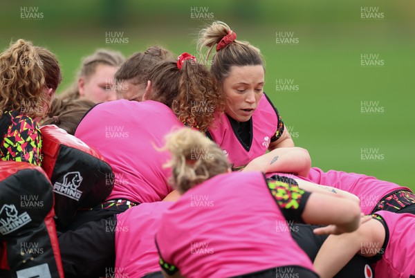 010426 - Wales Women Rugby Training Session - Alisha Joyce during training ahead of the start of the Women’s 6 Nations