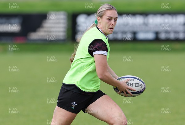 011123 - Wales Women Rugby Training Session - Hannah Jones during a training session ahead of their final WXV1 match against Australia