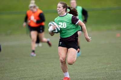 020424 - Wales Women’s Rugby Training Session - Lisa Neumann during a training session ahead of Wales’ next Women’s 6 Nations match against Ireland