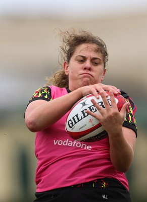 030426 - Wales Women Rugby Training session - Natalia John during training ahead of the start of the Women’s 6 Nations