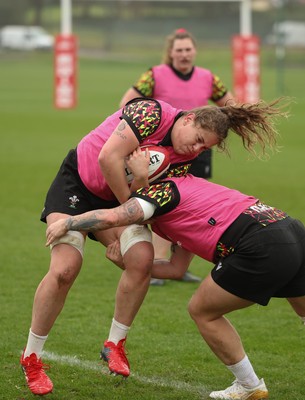 030426 - Wales Women Rugby Training session - Natalia John during training ahead of the start of the Women’s 6 Nations