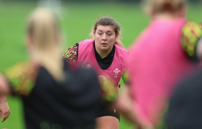 030426 - Wales Women Rugby Training session - Stella Orrin during training ahead of the start of the Women’s 6 Nations