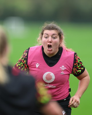 030426 - Wales Women Rugby Training session - Stella Orrin during training ahead of the start of the Women’s 6 Nations