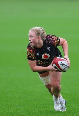 030426 - Wales Women Rugby Training session - Seren Lockwood during training ahead of the start of the Women’s 6 Nations
