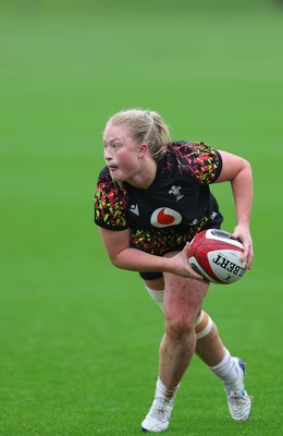 030426 - Wales Women Rugby Training session - Seren Lockwood during training ahead of the start of the Women’s 6 Nations