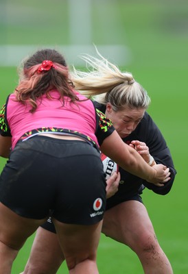 030426 - Wales Women Rugby Training session - Kelsey Jones during training ahead of the start of the Women’s 6 Nations