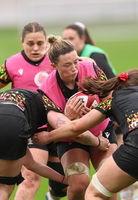 030426 - Wales Women Rugby Training session - Alisha Joyce during training ahead of the start of the Women’s 6 Nations